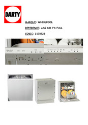 Whirlpool ADG 681 FD FULL Guide De Consultation Rapide