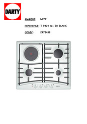 NEFF T 9324 W1 EU Mode D'emploi