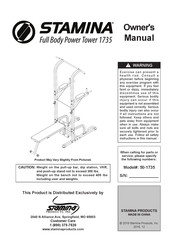 Stamina Full Body Power Tower 1735 Manuel D'utilisation