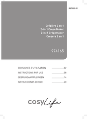 COSYLIFE 974165 Consignes D'utilisation