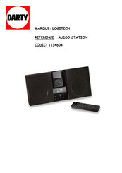 Logitech AudioStation Mode D'emploi