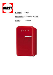 Smeg FAB 10 RS Mode D'emploi