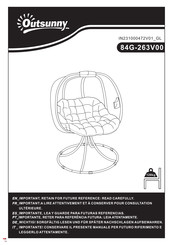 Outsunny 84G-263V00 Instructions D'assemblage