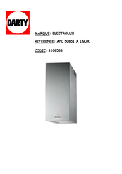 Electrolux AFC 50851 Notice D'utilisation