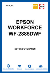 Epson WorkForce WF-2885DWF Guide D'utilisation