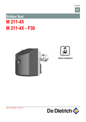 De Dietrich M 211-4X F30 Notice Installation