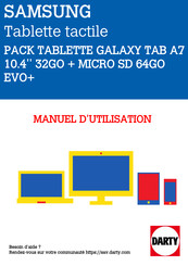 Samsung SM-T505 Mode D'emploi