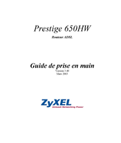 Zyxel Prestige 650HW Guide De Prise En Main