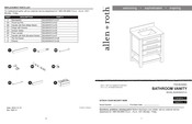 Allen + Roth 5430862 Instructions De Montage