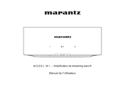 Marantz M1 Manuel De L'utilisateur