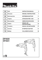 Makita DP4020 Manuel D'instructions