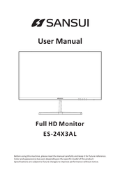 Sansui ES-24X3AL Mode D'emploi