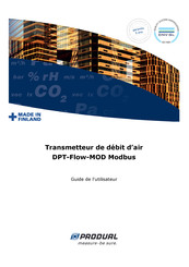 Produal DPT-Flow-MOD Modbus Guide De L'utilisateur