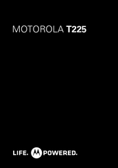 Motorola T225 Mode D'emploi