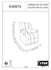 Jysk 718-16-1011 Instructions D'assemblage