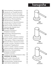 Hansgrohe A51 40448 0 Serie Mode D'emploi / Instructions De Montage