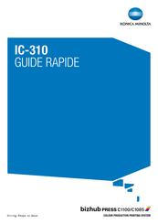 Konica Minolta IC-310 Guide Rapide