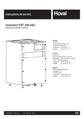 Hoval HomeVent ERT 250 Instructions De Service