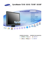 Samsung SyncMaster 731B Manuel D'utilisation