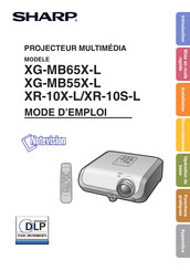 Sharp Notevision XR-10S-L Mode D'emploi