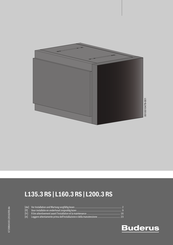 Buderus L160.3 RS Manuel D'installation
