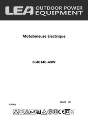 Lea LE40140-40W Mode D'emploi