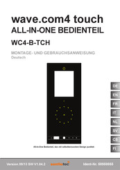 Sentiotec WC4-B-TCH Instructions De Montage Et D'utilisation