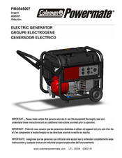 Coleman Powermate PM0545007 Mode D'emploi