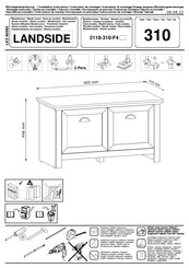 Trends LANDSIDE 2118-310-F4 Instructions De Montage