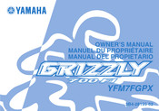 Yamaha Grizzly 700 FI 2006 Manuel Du Propriétaire