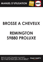 Remington PROluxe You S9880 Mode D'emploi