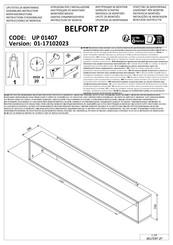 CARRYHOME BELFORT ZP UP 01407 Instructions D'assemblage