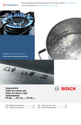 Bosch PCH6A5B90 Notice D'utilisation