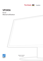 ViewSonic VS19251 Manuel Utilisateur