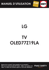 LG OLED77Z19LA Guide De L'utilisateur