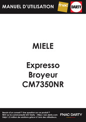 Miele CM 7350 NR Mode D'emploi