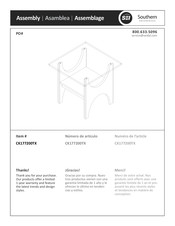 Southern Enterprises CK177200TX Instructions D'assemblage