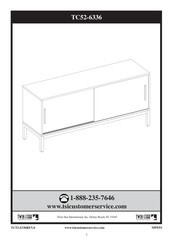 Twin-Star International TC52-6336 Instructions D'assemblage