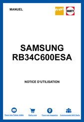 Samsung RB34C600ESA Manuel D'utilisation