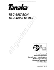 Tanaka TBC-355SDH Manuel D'utilisation