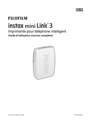 FujiFilm Instax mini Link 3 Guide D'utilisation