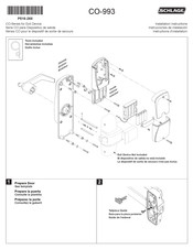 Schlage CO-993 Instructions D'installation