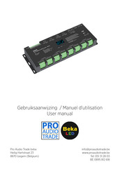 Pro Audio Trade D24A Manuel D'utilisation