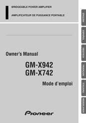 Pioneer GM-X942 Mode D'emploi