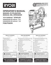 Ryobi P360VN Manuel D'utilisation