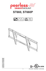 peerless-AV SMARTMOUNT ST660P Instructions De Montage