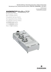 Emerson AVENTICS Modbus/TCP XVES Notice D'instruction