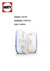 Philips AVENT SCD501/00 Mode D'emploi