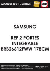 Samsung BRB26612FWW Manuel D'utilisation