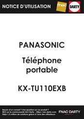 Panasonic KX-TU110EXB Mode D'emploi